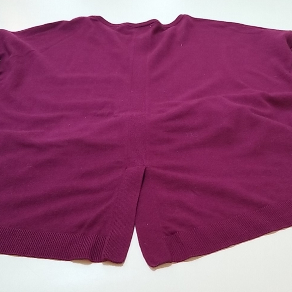 Caslon burgundy rivet cashmere sweater! Sz… - Picture 8 of 11